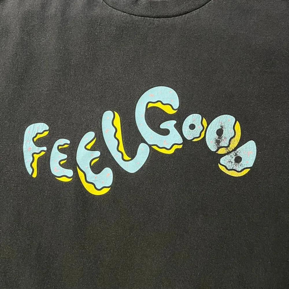 OFWGKTA Tyler the Creator Odd Future Feel Good Tee L Faded Black Y2K Streetwear